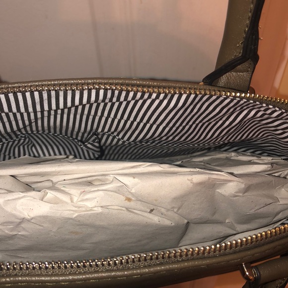 Christian Siriano by Payless olive green satchel - Picture 7 of 7